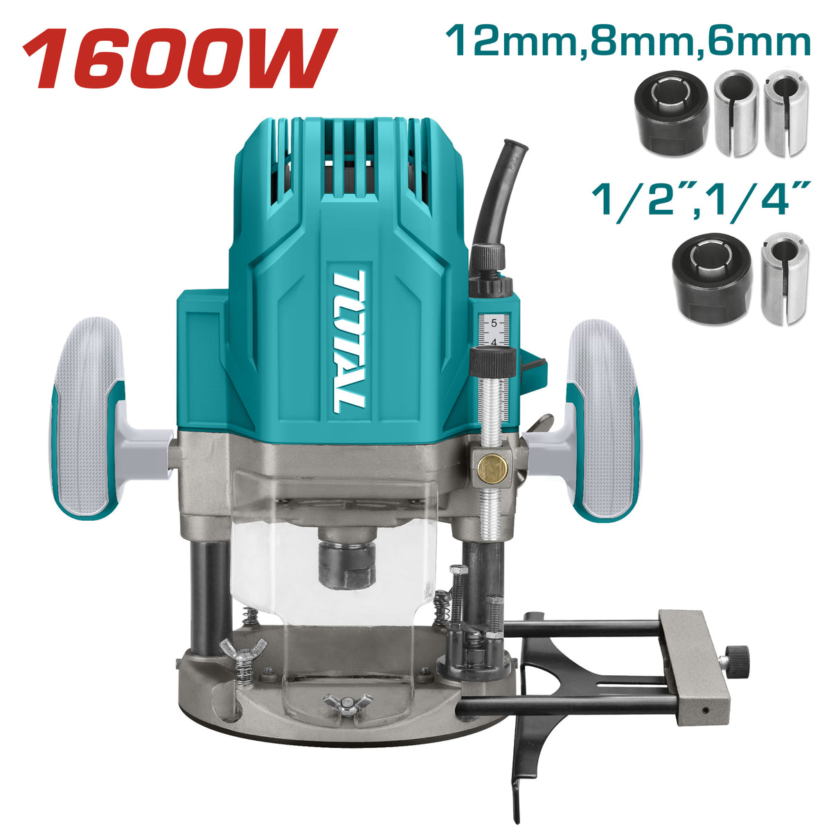 Router 1600W INDUSTRIAL TOTAL TR111216-4