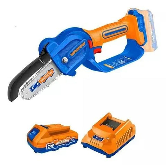 SIERRA PODADORA INALAMBRICA 5" 20V + BAT 2.0AH + CARGADOR WCLP556-4