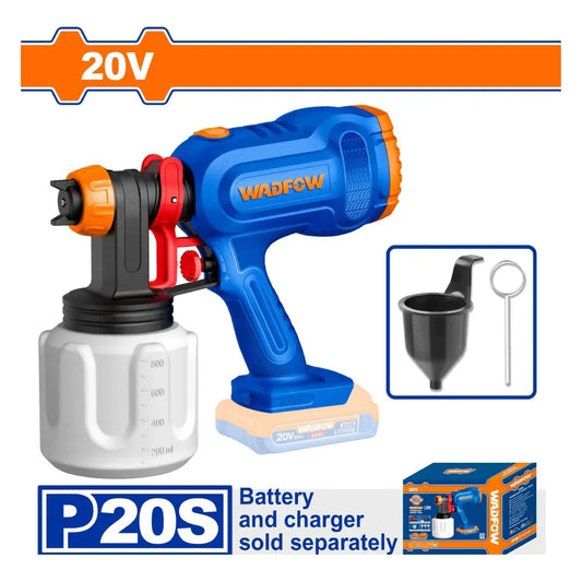 PISTOLA PULVERIZADORA INALAMBRICA 20V 650ML WSU3066