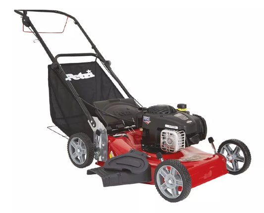 Cortadora Césped Nafta Petri Briggs Stratton 4,5hp Tritura Color Rojo