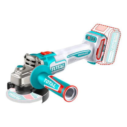 Amoladora Angular 20V BL 1000W 115mm INDUSTRIAL TOTAL TAGLI27153