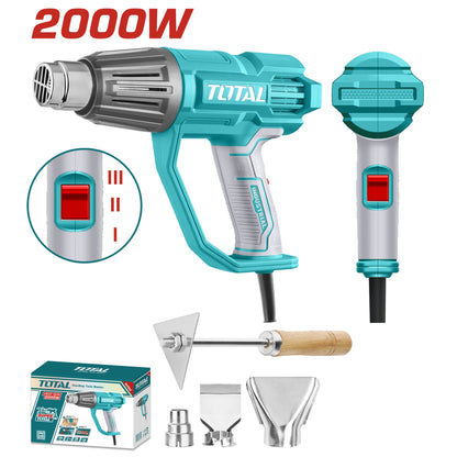 Pistola de Calor 2000 w INDUSTRIAL TOTAL TB20078-4