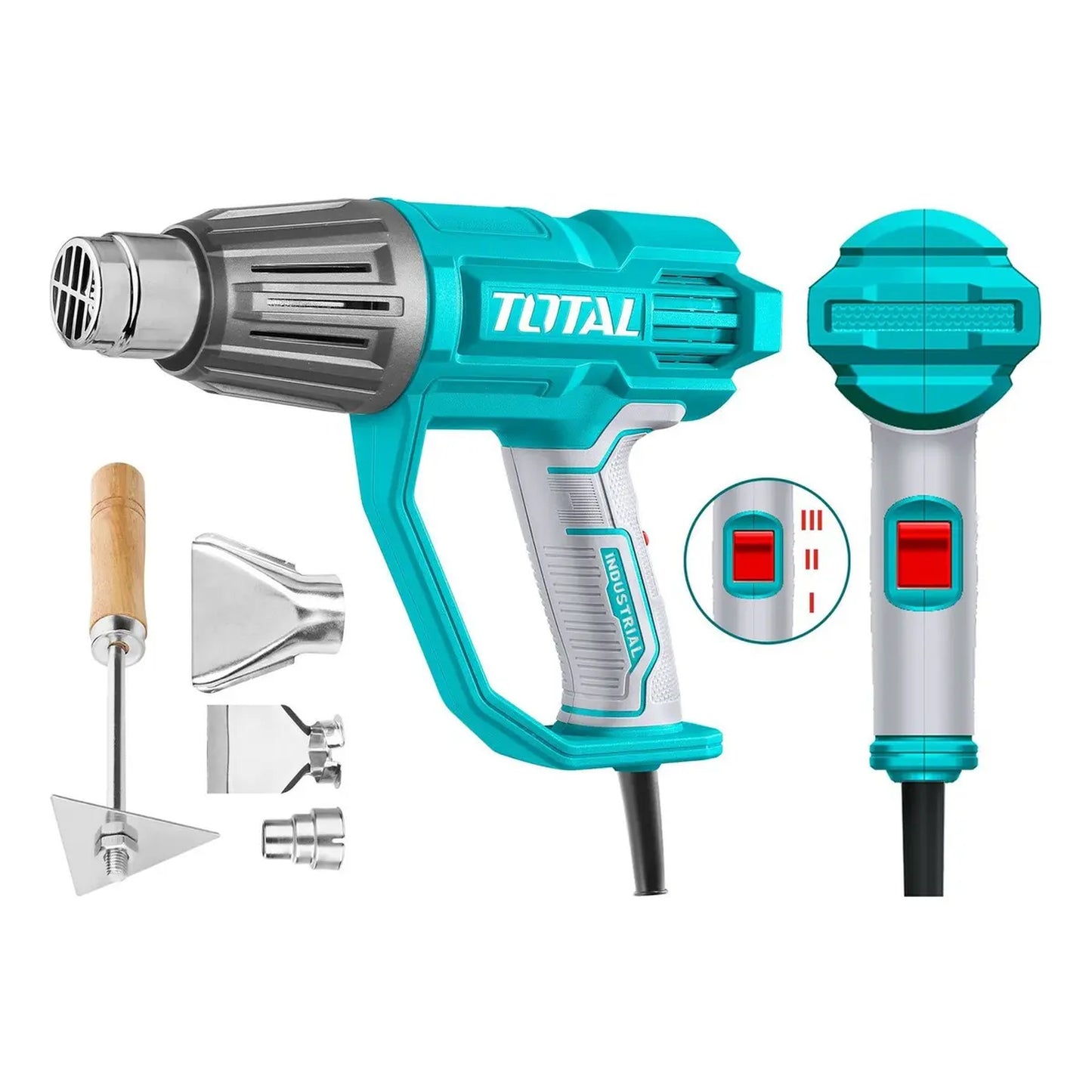 Pistola de Calor 2000 w INDUSTRIAL TOTAL TB20078-4