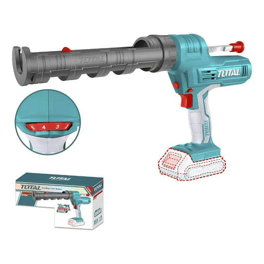 Aplicador de Silicona 20V INDUSTRIAL TOTAL TCGLI2001