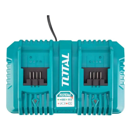 Cargador de Bateria Doble 20V 4.0 Ah INDUSTRIAL TOTAL TCLI2034-4