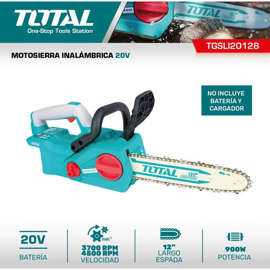 Motosierra 20V 12" INDUSTRIAL TOTAL TGSLI20128