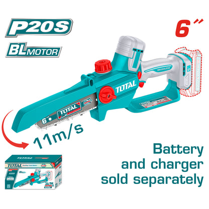 Sierra Podadora 20V BL 6" INDUSTRIAL TOTAL TGSLI2066