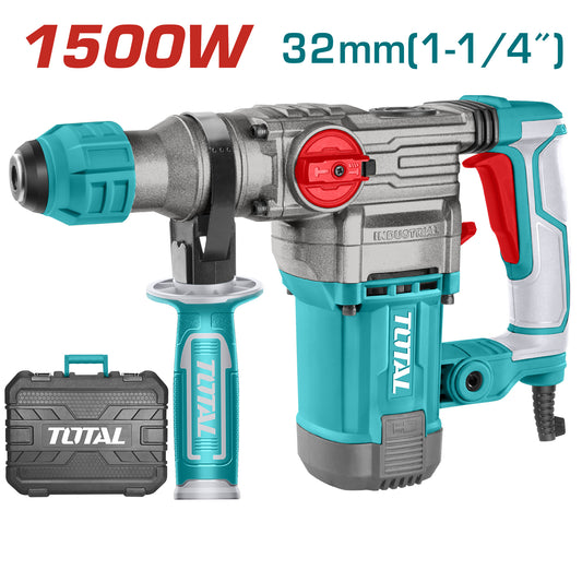 Rotomartillo SDS PLUS 1500W INDUSTRIAL TOTAL TH1153256-4