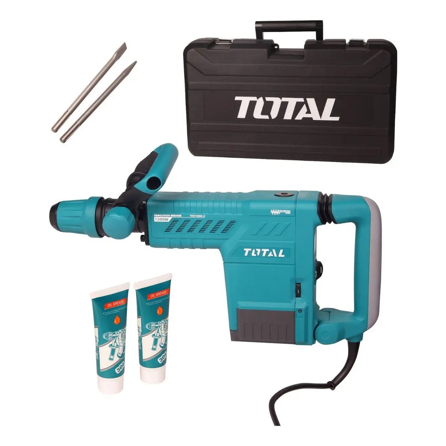 Martillo Demoledor 1500w. INDUSTRIAL TOTAL TH215002-4