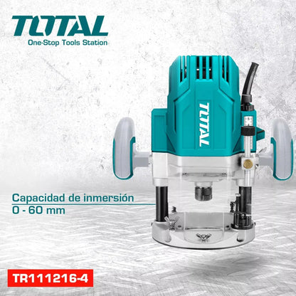 Router 1600W INDUSTRIAL TOTAL TR111216-4