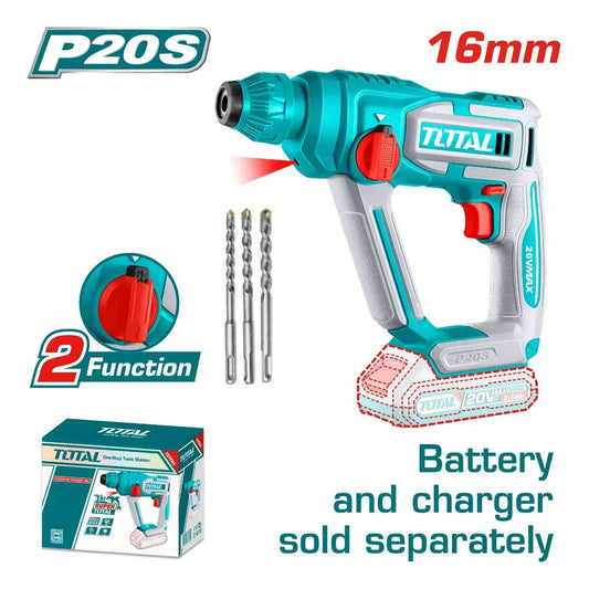 Rotomartillo SDS PLUS 20V 16mm TOTAL TRHLI20168