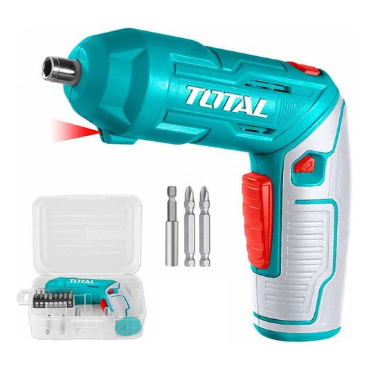 Atornillador 4V + 24 Accesorios TOTAL TSDLI04425