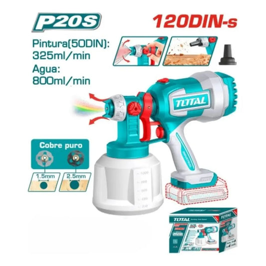 Equipo para pintar 20V TOTAL TSGLI2004