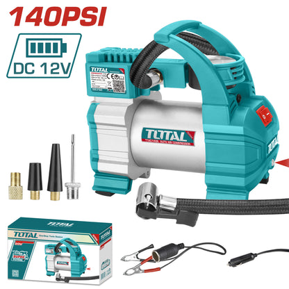 Compresor 12V 140 psi TOTAL TTAC1406