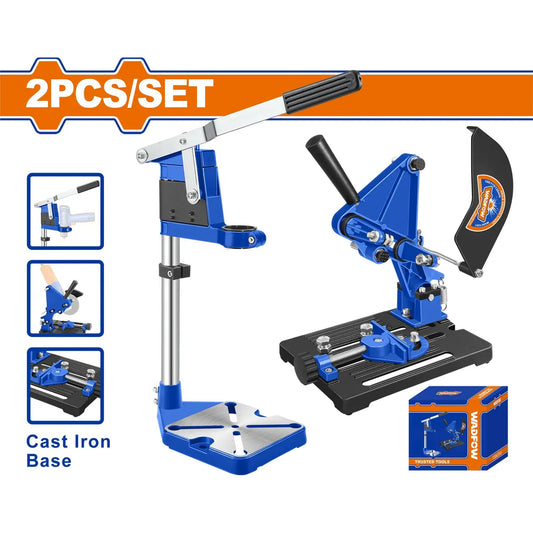 SET SOPORTE PARA AMOLADORA 100 - 125 MM + SOPORTE PARA TALADRO  WASC2560